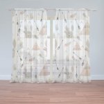 Sablio Záclony Zajíci u stanu: 2ks 150x250cm – Hledejceny.cz