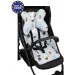 Bomimi podložka s polštářkem oboustranná Forest/Graphite minky – Sleviste.cz