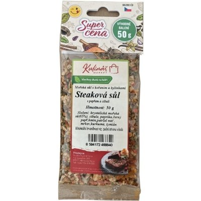 Koření Kulinář STEAKOVÁ SŮL 50 g – Zbozi.Blesk.cz