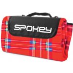 Spokey PICNIC TARTAN Pikniková deka s popruhem, 150 x 180 červené káro; K85043 – Zboží Dáma
