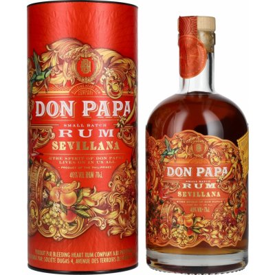 Don Papa Sevillana 40% 0,7 l (tuba) – Zboží Dáma
