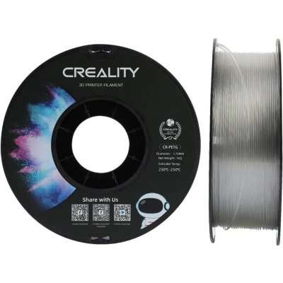 Creality PETG 1,75mm 1 kg Šedá CR-PETG Grey – Zboží Živě