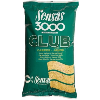 Sensas Krmení 3000 Club 1kg Kapr Žlutý