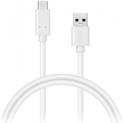 Connect IT CI-1177, USB-C kabel 1m bílý – Zbozi.Blesk.cz