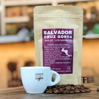 Unique Brands of Coffee El Salvador Cruz Gorda Arabika Mletá středně 100 g  od 128 Kč - Heureka.cz