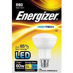 Energizer LED R80 11W Eq 60W E27, S9016, teplá bílá