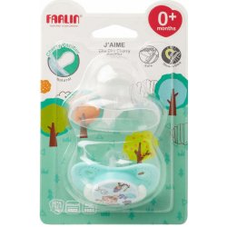 Farlin Chu Chu Baby Cherry Pacifier silikon šidítko modrá