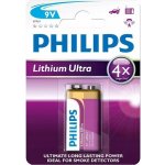 Philips Lithium Ultra 9V 1ks 6FR61LB1A/10 – Zboží Živě