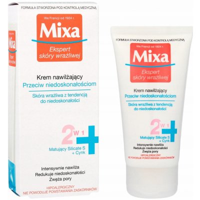 Mixa hydratační krém proti nedokonalostem pleti 2v1 50 ml – Zboží Dáma