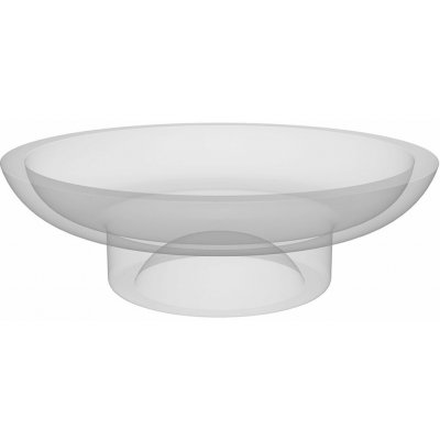 Sapho Miska na mýdlo X-ROUND/X-STEEL/X-SQUARE/Samba/Rumba, XR803, XS802, XQ802 ml. sklo NDX800 – Zboží Mobilmania