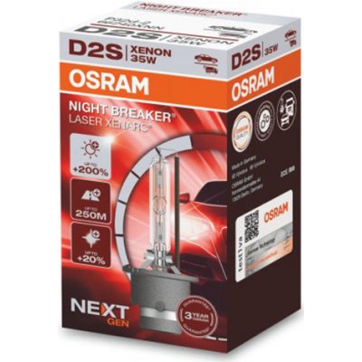 OSRAM D2S 12/24V 35 P32d-2 NIGHT BREAKER LASER (NEXT GEN) (1ks) - OS66240XNN