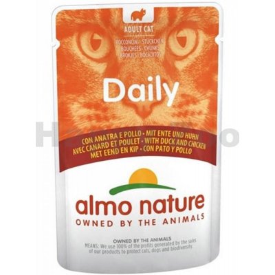 Almo Nature Daily kuře a kachna 70 g – Hledejceny.cz