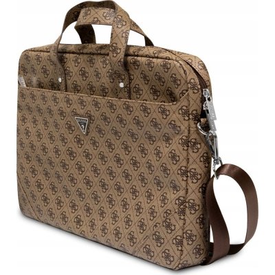 Guess 4G Triangle Logo Computer Bag 57983109649 15/16" Brown – Zbozi.Blesk.cz