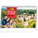 Stolní S dětmi na hrady a zámky 23,1 × 14,5 cm 2025 – Sleviste.cz