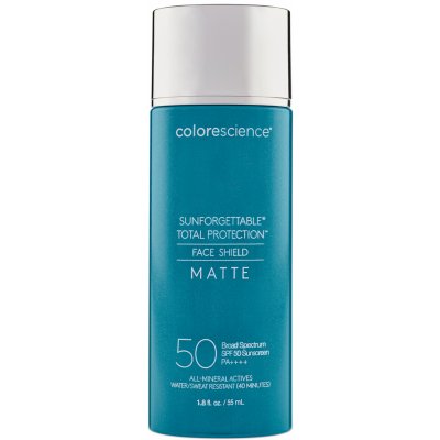 Colorescience Sunforgettable® Total Protection™ Face Shield Matte SPF50 Zmatňující ochranný krém na tvář 55 ml – Hledejceny.cz