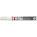 Marabu Popisovač na sklo prcelán 0,8 mm bílý – Sleviste.cz
