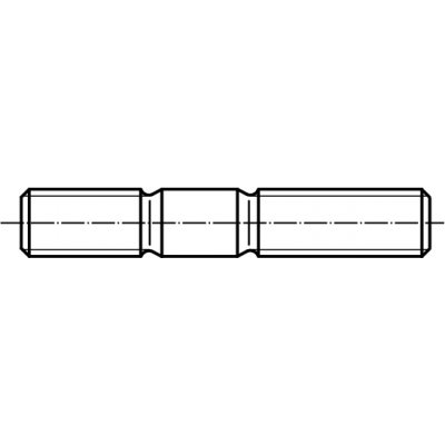 PROFISTYL DIN 835 šroub závrtný do slitin hliníku 5.8 černý Varianta: DIN 835 závrtný šroub do hliníku pev. 5.8 M8x40 – Hledejceny.cz