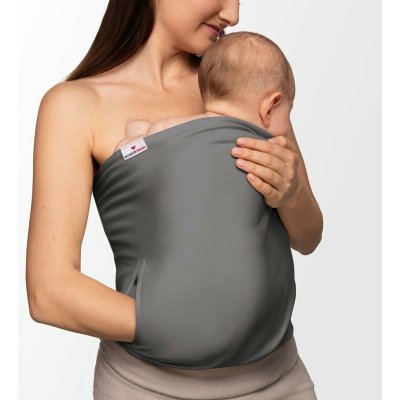 Wondermom bonding Band Skin to Skin Grey – Zboží Mobilmania