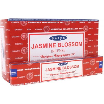 Shrinivas Satya Vonné tyčinky Jasmine blossom 15 g – Zboží Mobilmania