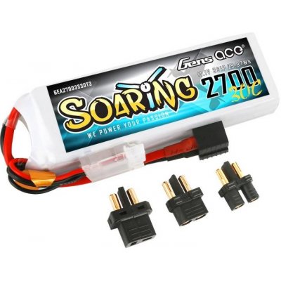 Gens Ace Baterie Soaring 2700mAh 11,1V 30C 3S1P z EC3/XT60/T-Plug univerzální