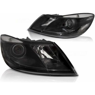 Přední světla Škoda Octavia II 09-12 - černá, H7 – Hledejceny.cz