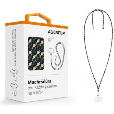 Univerzální šňůrka pro mobilní telefon Aligator Machršňůra, maskáčová – Zboží Živě