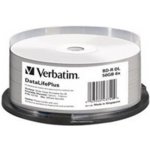 Verbatim BD-R 50GB 6x, printable, cakebox, 25ks (43749) – Hledejceny.cz