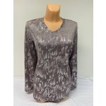 Drahstyl Pulovr se stříbrem CHUTA šedá – Zboží Mobilmania