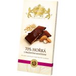 Carla Hořká 70% s praženými mandlemi 80 g – Hledejceny.cz