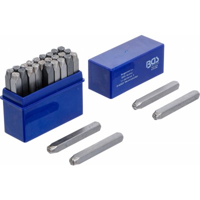 BGS technic Razící matrice písmen, raznice- sada 27ks (různé velikosti) - BGS Varianta: BGS Velikost: 5 – Zboží Mobilmania