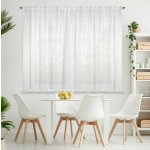 ZÁCLONA LUCY NA PÁSCE 350X150 CM BÍLÁ – Hledejceny.cz