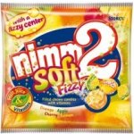 Nimm2 Soft Fizzy Ovocné žvýkací bonbóny s vitamíny a šumivou náplní 90 g – Zbozi.Blesk.cz