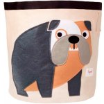 3 Sprouts Koš 43 x 44,5 cm odstíny šedé – Zboží Dáma