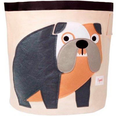 3 Sprouts Koš 43 x 44,5 cm odstíny šedé – Zboží Dáma