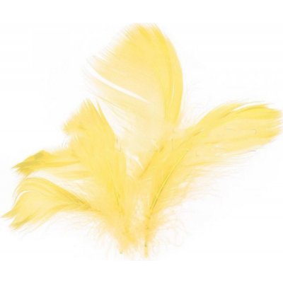 Peří v sáčku 10g žluté – Zboží Dáma