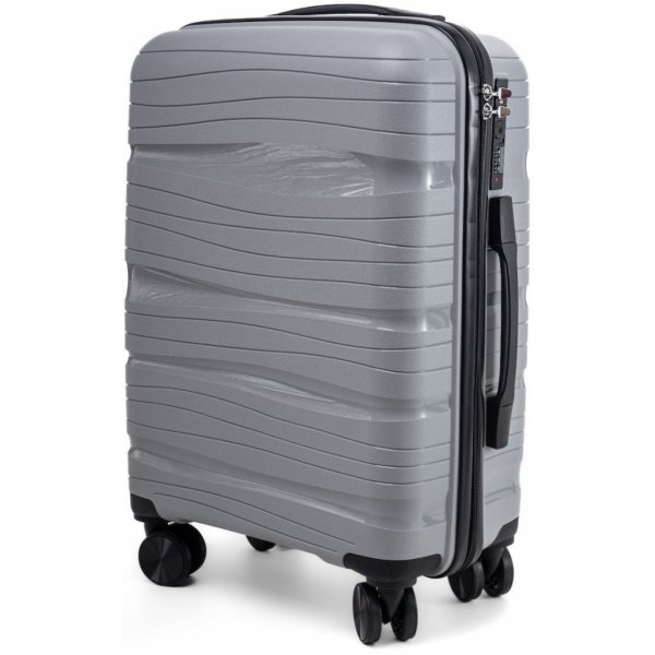Cestovní kufr RGL PP3 šedá 55x40x20 cm