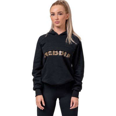 Nebbia 825 Long hoodie Intense Focus Black – Zboží Mobilmania