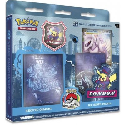 Pokémon TCG World Championship Deck 2022 Ice Rider Palkia Rikuto Ohashi – Zboží Mobilmania