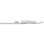 MegaSat 100189 koaxiální kabel, vnější Ø: 7.0 mm, bílá, 100 m – Hledejceny.cz