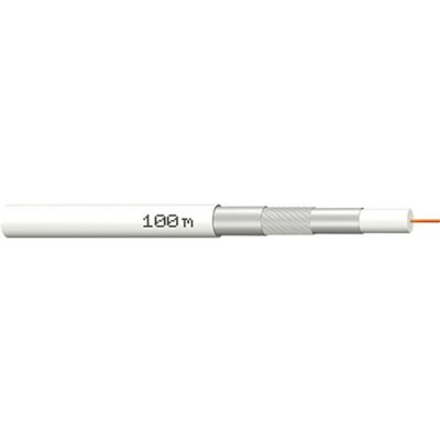 MegaSat 100189 koaxiální kabel, vnější Ø: 7.0 mm, bílá, 100 m – Hledejceny.cz