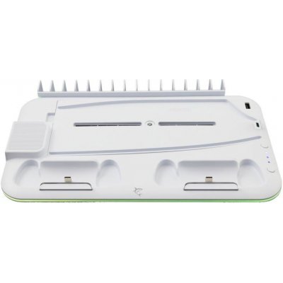 White Shark KIMURA-2 Chladicí podložka/stojan + 2x nabíjecí stanice pro PS5, PS5 Slim, bílá/šedá (KIMURA 2) – Zboží Živě