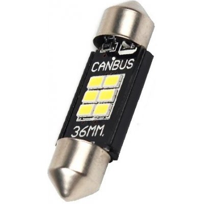 LEDAutozarovky.cz C5W SV8,5 - 6x SMD 3020 12V 2W