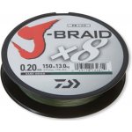 Daiwa Šňůra J-Braid Dark Green 150m 0,20mm 13kg – Zboží Mobilmania