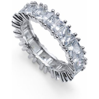 Oliver Weber Třpytivý prsten s kubickými zirkony Cronus 41169