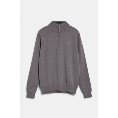 Gant Shield Cotton Half Zip Dark Grey Melange – Zboží Dáma