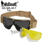 Ochranné brýle Wosport ATF X800 zelené – Zbozi.Blesk.cz