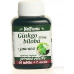 MedPharma Ginkgo biloba 30 mg Guarana 67 tablet – Hledejceny.cz