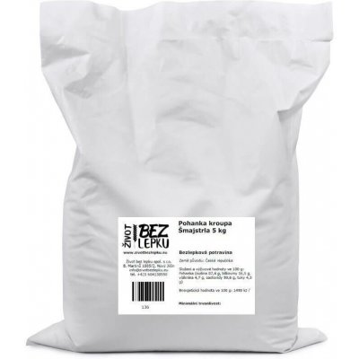 Život bez lepku Pohanka kroupa Šmajstrla 5 kg – Hledejceny.cz