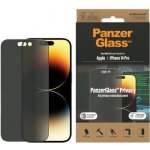 PanzerGlass ochranné sklo Privacy pro Apple iPhone 14 Pro s instalačním rámečkem P2784 – Zboží Živě
