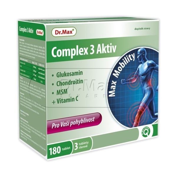 Doplněk stravy Dr.Max Complex 3 Aktiv tablet 180